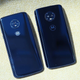 From the back, you can tell the two apart by their cameras. The G6 Play on the left features a single13-MP camera, while the G6 gets dual rear cams.